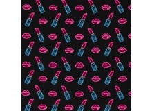 Jersey - Lippenstift und Kussmund